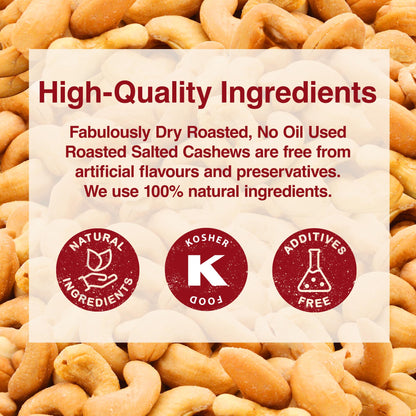 Roasted Salted Cashew Nuts 500g - Parent