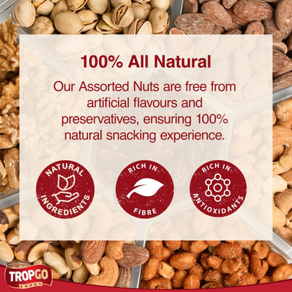 Gift For Mothers Day, Best Mom Gift Love Gift For Her, Box With a Variety of Freshly Roasted Nuts - Gift For Him