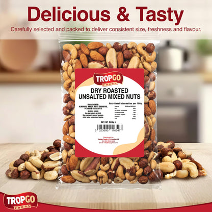 Unsalted Mixed Nuts Parent 500g