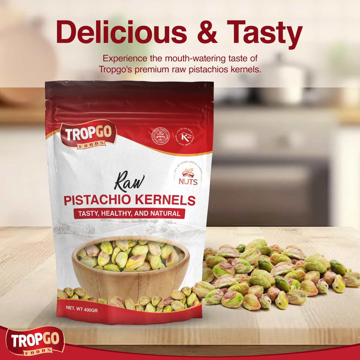 Raw Pistachio Kernels Parent 400g