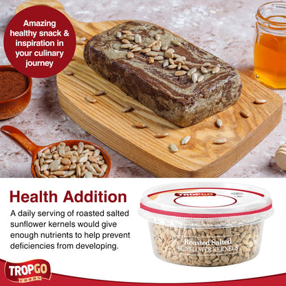 Tropgo Roasted Salted Sunflower Seed Kernels 125g Tub - Parent