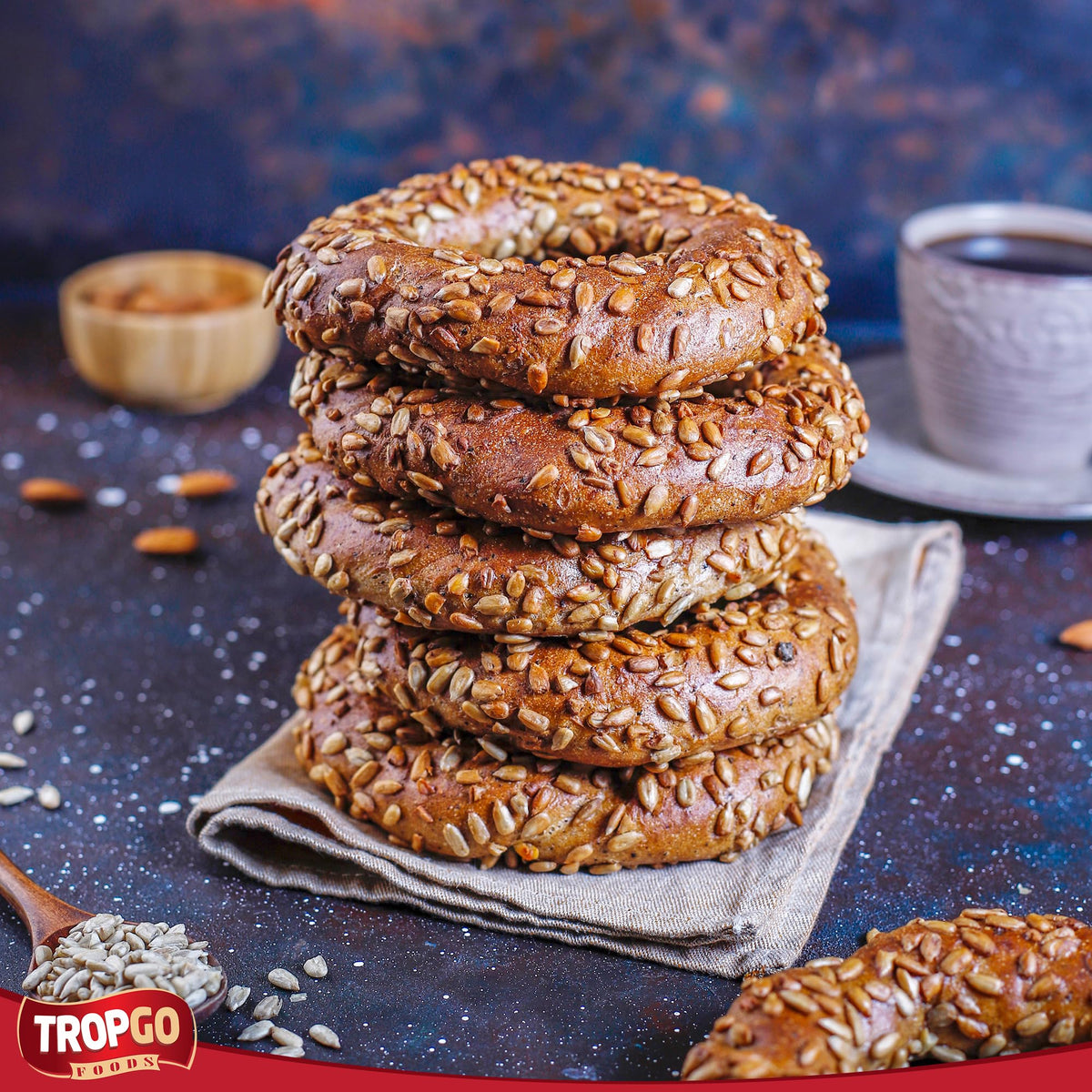 Tropgo Roasted Salted Sunflower Seed Kernels 125g Tub - Parent