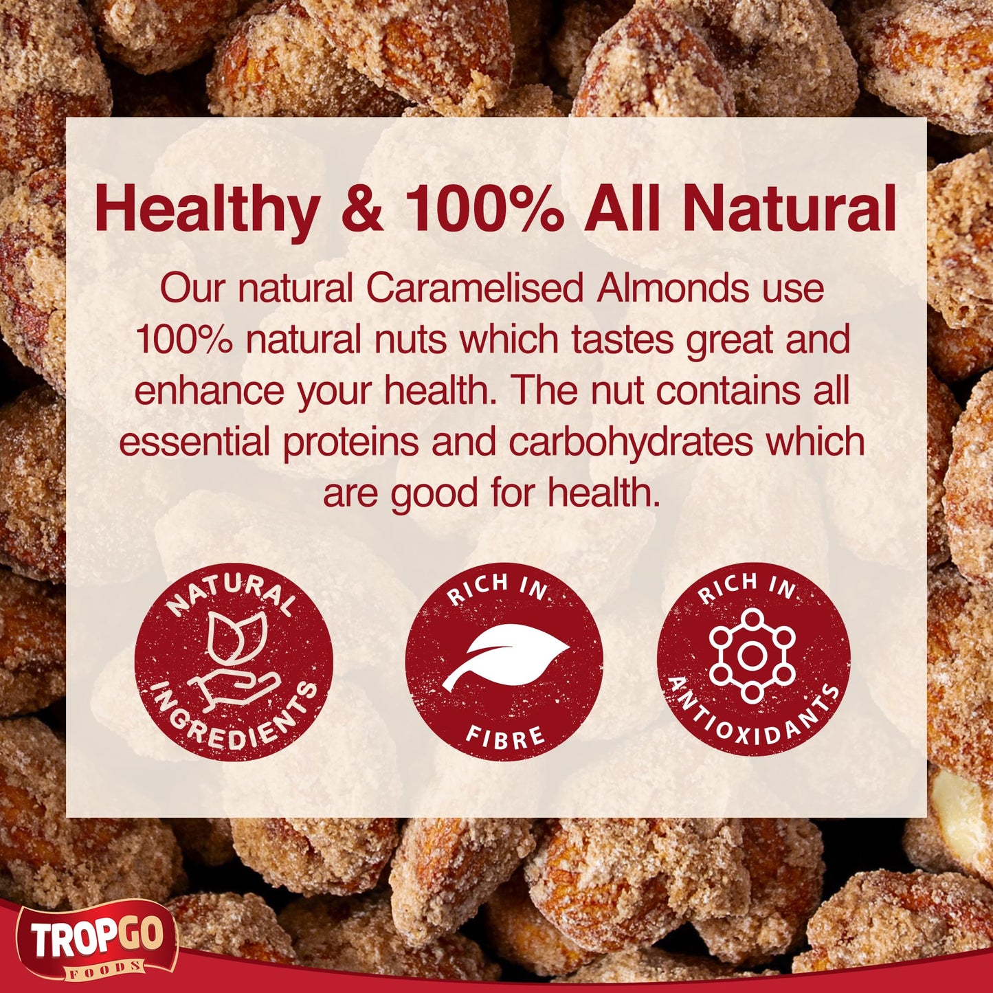Caramelised Almonds 180g Parent