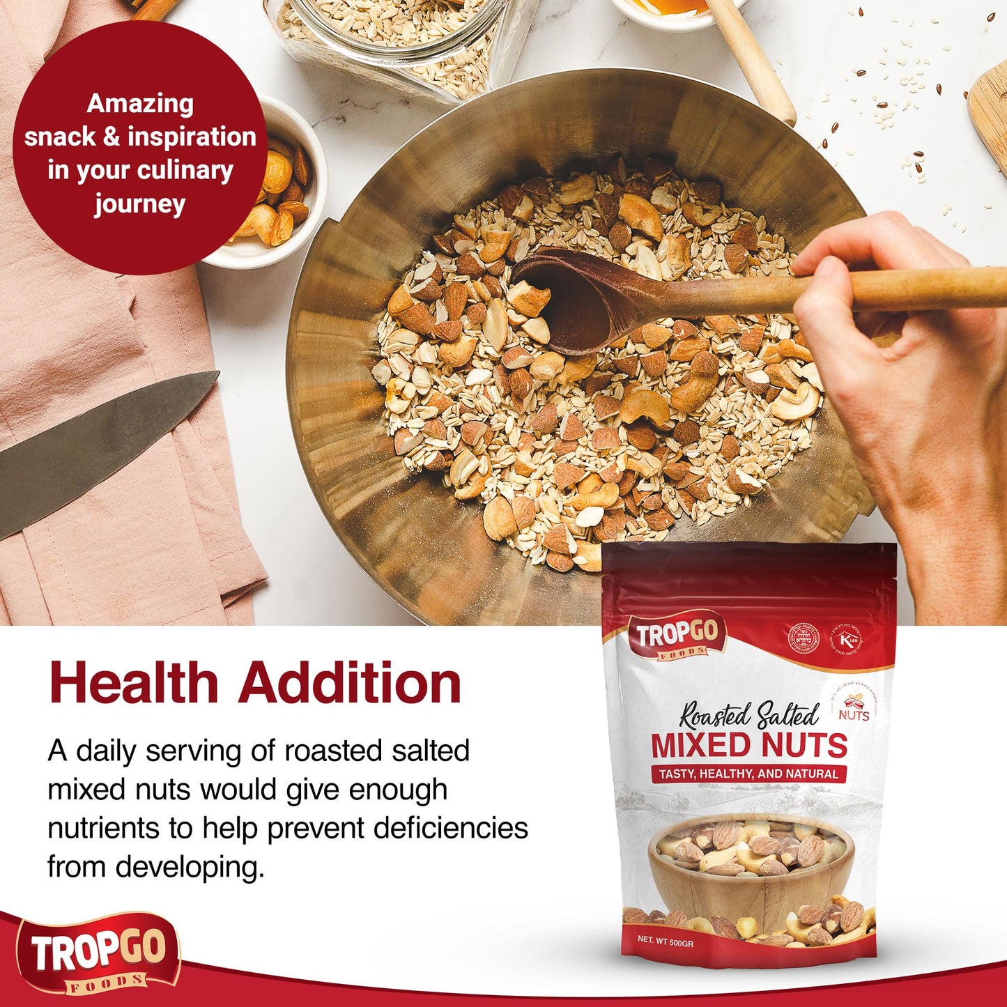 Roasted Salted Mixed Nuts Parent 500g