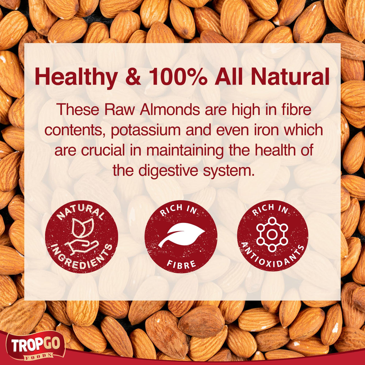 Raw Almonds 180g Parent