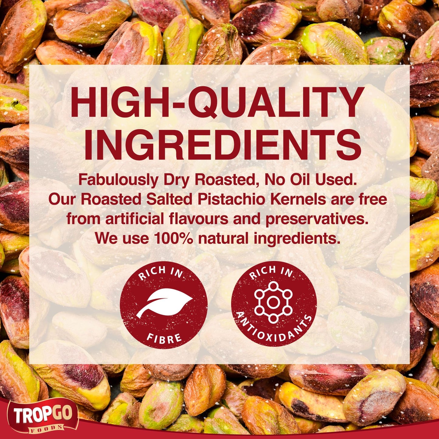 Roasted Salted Pistachio Kernels 100g Parent