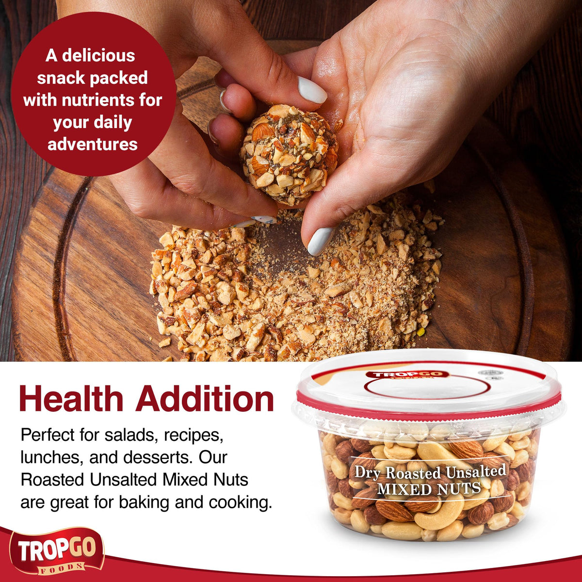Roasted Unsalted Mixed Nuts 190g Parent