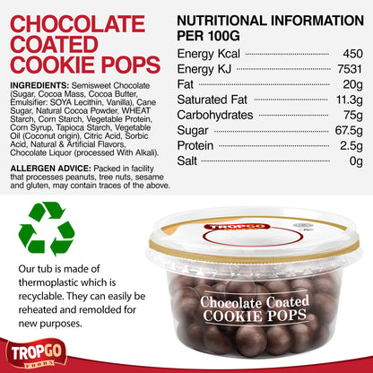 Chocolate Coated Cookie Pops 150g