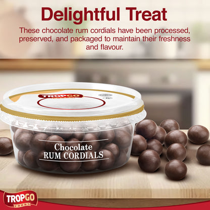 Chocolate Rum Cordials 140g