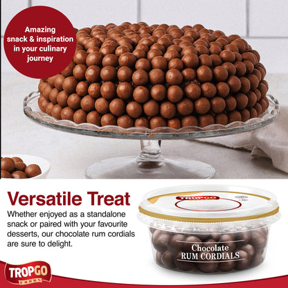 Chocolate Rum Cordials 140g