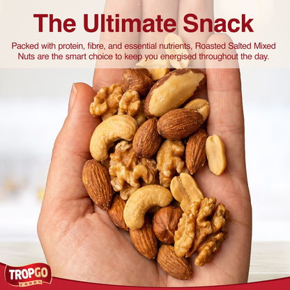Roasted Salted Mixed Nuts 500g (Large Bag)